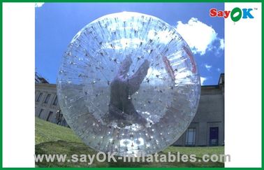 Bola humana inflable gigante promocional del hámster de los juegos inflables interactivos para el PVC o TPU del partido