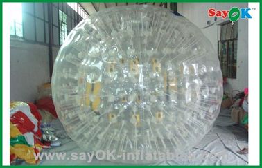Bola inflable de Zorb del cuerpo de la carrera de obstáculos 1.0m m del PVC del fútbol inflable de la burbuja para la diversión del verano