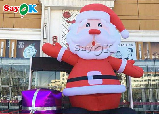 La Navidad inflable soplada Santa Claus del aire de la decoración del partido de la yarda