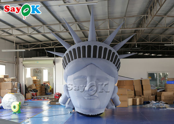 estatua inflable de encargo Liberty Model de los productos 4mH