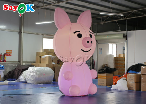 Haciendo publicidad de productos inflables de encargo de los 2.8m explote el cerdo de la mascota