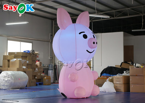 Haciendo publicidad de productos inflables de encargo de los 2.8m explote el cerdo de la mascota