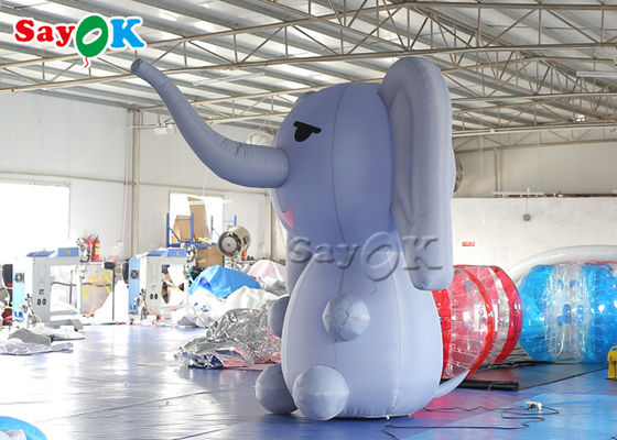 Elefante inflable de los personajes de dibujos animados del acontecimiento del desfile con el ventilador