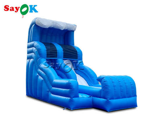 Slide de piscina inflable de lona de PVC para exteriores Slides de agua inflable para niños