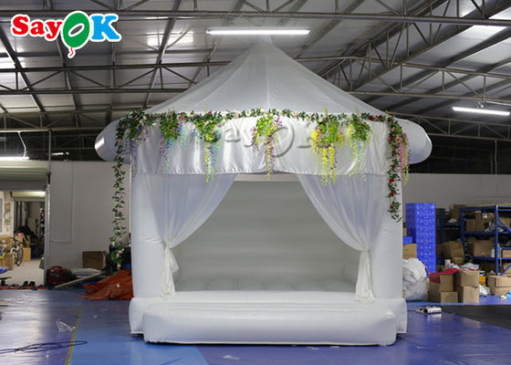 aire de la boda del PVC 5x5x4.7mH que salta despedida inflable