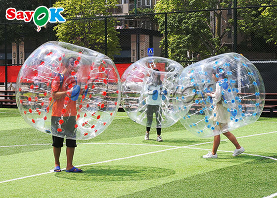 Juegos inflables para la bola inflable humana clara de la burbuja del cuerpo de los adultos para Team Building Sports Game