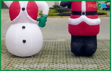 Muñeco de nieve y Papá Noel inflables, productos inflables de la Navidad gigante de la publicidad