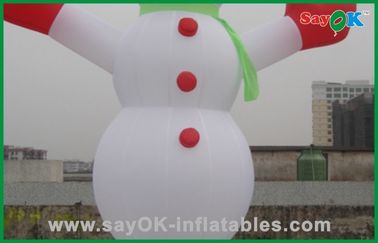 Muñeco de nieve inflable de las decoraciones inflables de encargo del día de fiesta con el CE RoHS