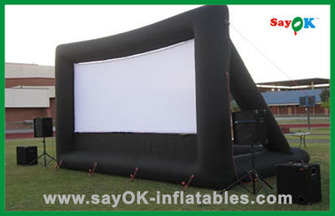 Pantalla de cine inflable inflable grande de la publicidad de pantalla de cine/pantalla inflable de la TV para el partido al aire libre