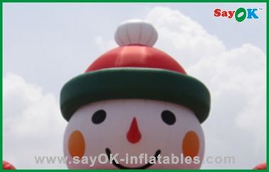 Altura inflable de la decoración los 5m de la Navidad del muñeco de nieve de Papá Noel de la Navidad