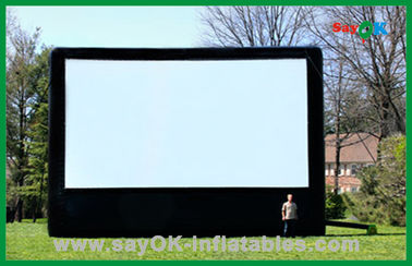 Pantalla de cine inflable fuerte de la pantalla inflable de la película para la publicidad de encargo Inflatables del uso de la familia
