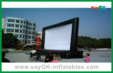 El paño inflable de Oxford de la pantalla de cine de la escuela al aire libre portátil de la pantalla de cine explota la pantalla de cine