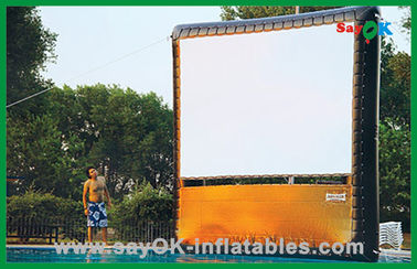 Aduana inflable casera portátil Inflatables de la exhibición de la pantalla de cine/de la proyección