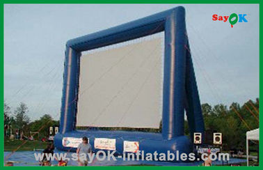 Pantalla de proyección inflable al aire libre de la pantalla de cine inflable por encargo inflable de la pantalla de vídeo