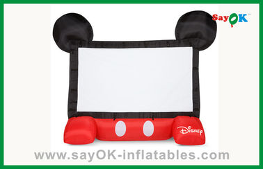 Pantalla de proyector inflable de la pantalla de los niños de Disney del móvil inflable divertido grande inflable de la pantalla de cine