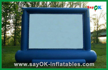 Pantalla de cine inflable vendedora caliente al aire libre del paño de la proyección de la pantalla inflable los 4X3M Oxford Cloth And de la TV en venta