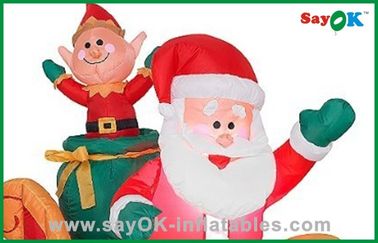 Decoración inflable de la Navidad para el anuncio Papá Noel grande