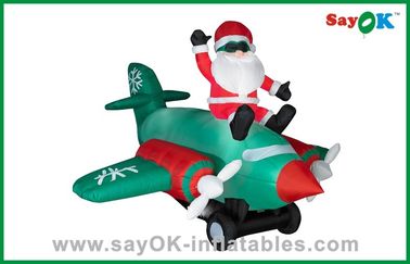 Papá Noel inflable grande al aire libre explota decoraciones de la Navidad con el SGS