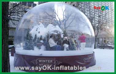 Tienda inflable del aire del partido de la Navidad de la burbuja transparente inflable al aire libre temática de la tienda