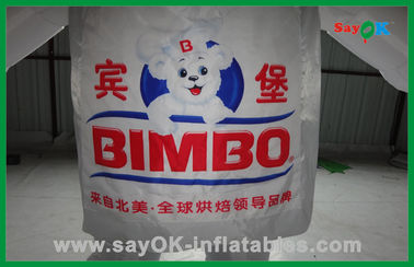 Balones de animales inflables Blanco publicidad personalizada Oso inflables Personajes de dibujos animados inflables