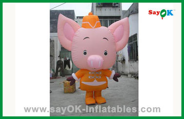 Personajes de dibujos animados para fiestas de cumpleaños personalizados coloridos inflables de cerdo inflables de dibujos animados