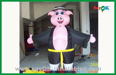 Animales inflables grandes del personaje de dibujos animados inflable del cerdo de la casa de la despedida de los niños