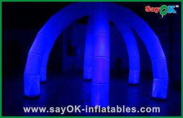 Decoración inflable de la iluminación de la bóveda de la tienda de la forma LED de las arañas para casarse/partido