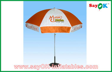 Pequeño surja el verano del paraguas de la sombrilla del poliéster de la publicidad de la tienda del toldo alrededor del parasol del jardín de Sun