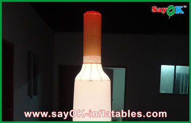Decoración inflable comercial de la botella de vino de Advertusing con la iluminación del LED