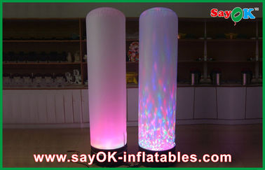 Decoración inflable de la iluminación de la columna de la iluminación con la iluminación del LED