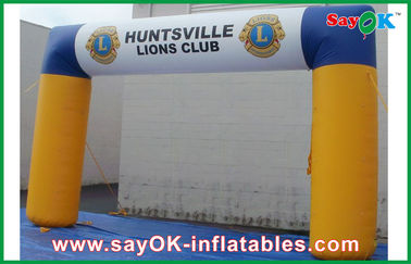Prenda impermeable arco inflable Inflatables publicitario de encargo de la entrada de dos pies