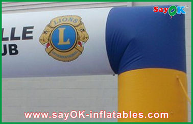 Prenda impermeable arco inflable Inflatables publicitario de encargo de la entrada de dos pies