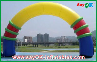 El PVC inflable del arco/de la puerta del acontecimiento al aire libre promocional inflable de Productsa modificó muestras de publicidad para requisitos particulares inflables