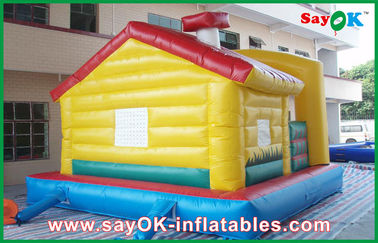 Casa de diversión inflable saltona del pequeño castillo animoso de los Tikes para la diversión del parque de la aguamarina