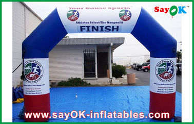 Puerta inflable de la raza del arco de la entrada de la publicidad inflable inflable de la arcada para el acontecimiento