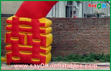 Arco inflable del color rojo del estilo de Chiness para casarse la decoración