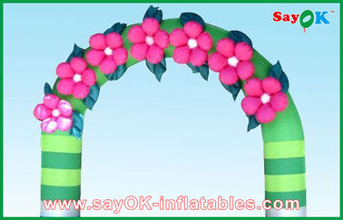 Arco inflable Mini Inflatable Arch/puerta/puerta inflables del final de Infaltable con la decoración de la flor