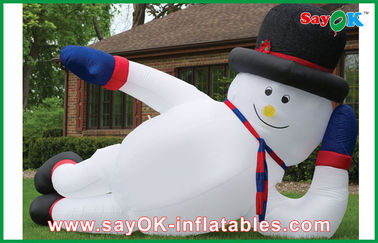 Decoraciones inflables del día de fiesta de la Navidad del muñeco de nieve inflable gigante de la decoración