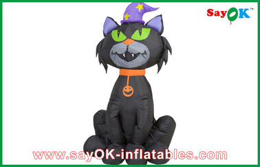 Acontecimiento negro Cat Halloween Inflatable Cat Decoration inflable de Halloween por diversión