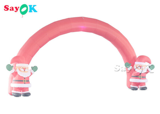 Paño Santa Arch For Christmas Party inflable de Oxford