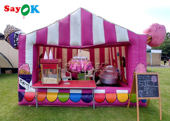 Mejor carpa de trabajo inflable carpa de trabajo inflable carpa portátil de PVC caramelo de hilo de aire inflable carpa de aire impermeable