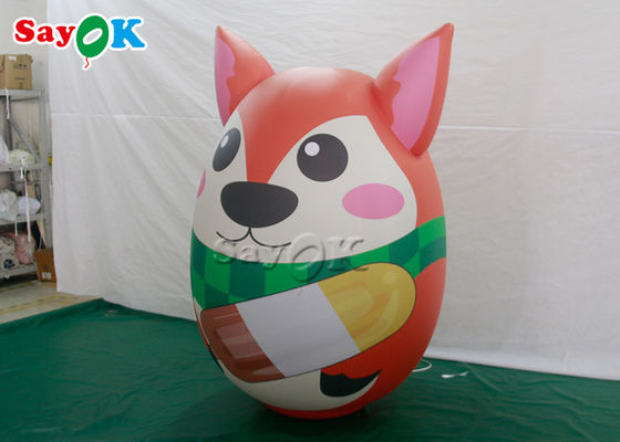 decoraciones inflables apretadas del día de fiesta del aire de los 7ft que colocan el modelo animal del Fox