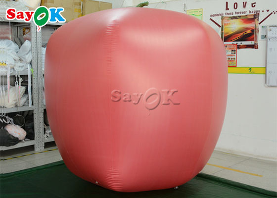 modelo inflable For Rental Business del globo de Apple de la fruta roja gigante de los 2m