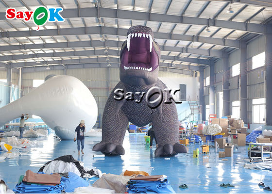 modelo inflable el 16ft gigante For Halloween Exhibition del dinosaurio de los 5m