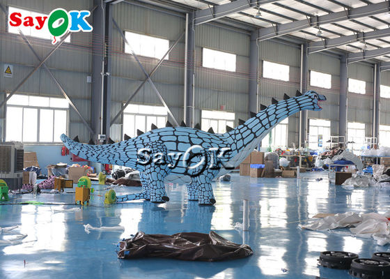 dinosaurio inflable azul de la Navidad de 3M el 10ft para la decoración al aire libre interior