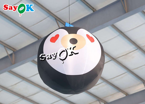 los 3.3ft explotan la decoración de Navidad llevaron la luz animada del globo del pingüino de la mascota