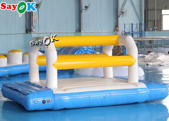 Rocker de agua inflable 3x2x1.2mH juguetes comerciales de agua inflable parque acuático flotante
