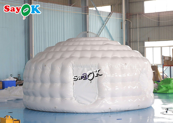 Cúpula de la tienda de iglu inflable 4.6m 15ft Cúpula de la fiesta al aire libre Cúpula de la tienda de yurts inflable