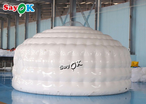 Cúpula de la tienda de iglu inflable 4.6m 15ft Cúpula de la fiesta al aire libre Cúpula de la tienda de yurts inflable