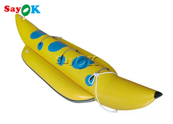 Barco de plátano inflable del solo cuerpo de 10 personas para el juego del agua